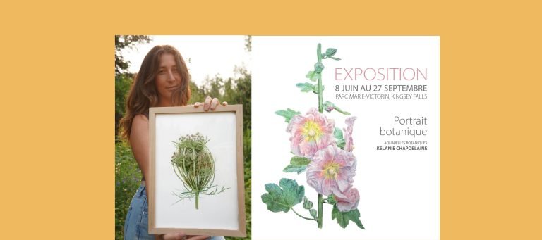 L'artiste granitoise Kélanie Chapdelaine.